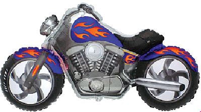 Foil Shape 35" Motorbike Blue