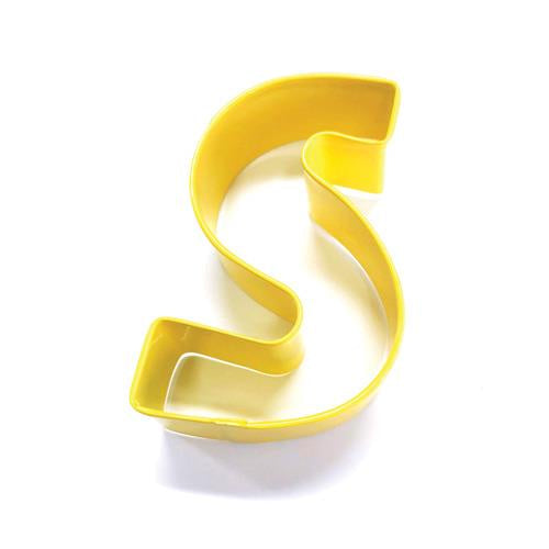 Letter S | Cookie Cutter | Yellow