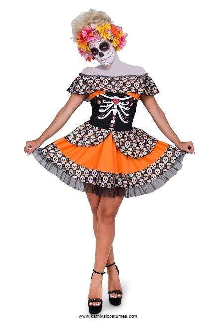 Day of the Dead Skull Tutu Dress Costume