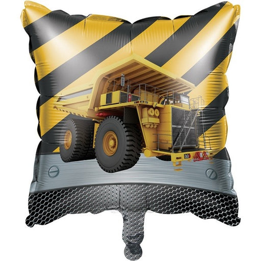Construction Birthday Zone Foil Balloon 43cm