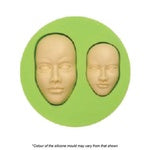 Twin Male Face Silicone Mould