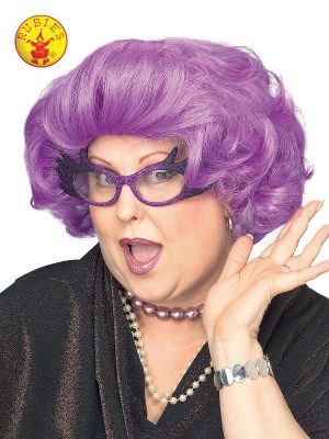 The Dame Purple Wig