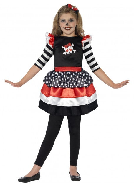 Skully Girl Kids Costume