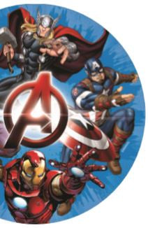 Avengers Plates Paper 8 Pack