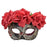 Day Of The Dead Dia Eye Mask With Flowers