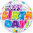 Birthday Party Patterns Bubble 22''/56cm