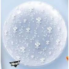 Deco Bubble Flowers All Over 20''/51cm
