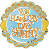 You Make My Day Sunny 18'' Foil Balloon