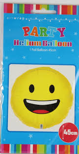 Smiley Face 45cm Foil Balloon