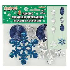 SNOWFLAKE HANGING DECO