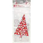 Cello Bags Frosted 20 Pack Christmas