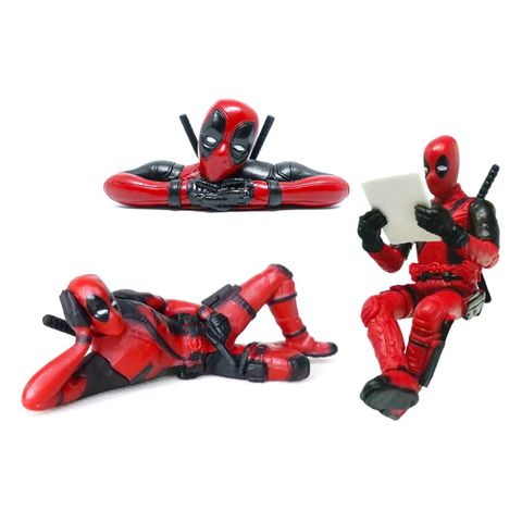 Deadpool Figurine Cake Toppers 3 Piece