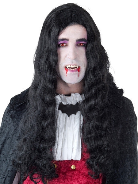 Dracula Long Black Wig