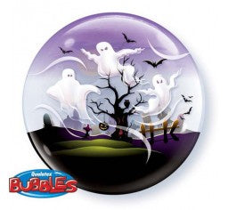 Spooky Ghosts Bubble Balloon 22''/56cm
