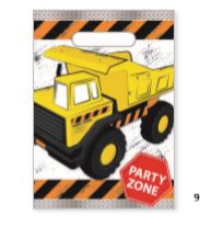 Construction Party Loot Bag 8Pk