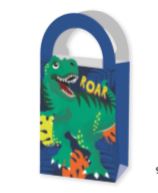 Dinosaur Party Paper Bag 4pk