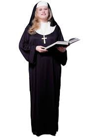 Plus Size Nun Adult Costume