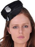 Mini Police Cap Black