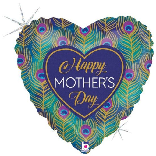 Happy Mother's Day Peacock 18" Foil Balloon