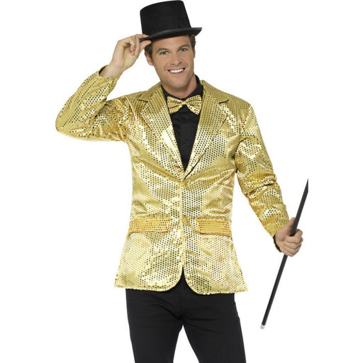 Gold Sequin Jacket - Large