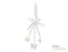 Butterfly Diamante With Beads Keepsake