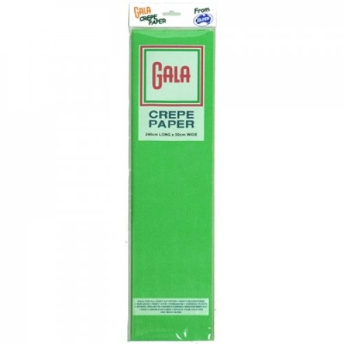 Crepe Gala Emerald Green 240x50cm