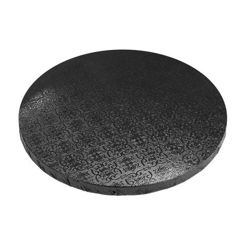 Cake Board Black 7 Inch Round MDF 15mm Thick
