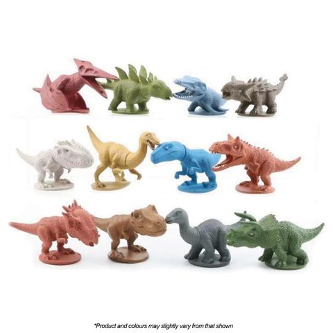 Dinosaur - Plastic Figurines - 12 Piece Set