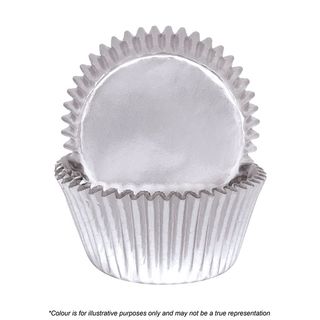 Cakecraft 390 Silver Foil Baking Cups Pack Of 72