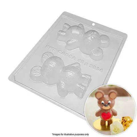 BWB MEDIUM BEAR WITH HEART MOULD | 3 PIECE