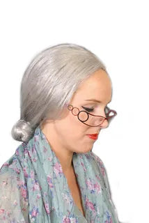 Grey Granny Wig