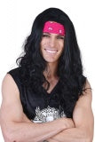 Ritchie Long Black with Headband Wig