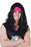 Ritchie Long Black with Headband Wig
