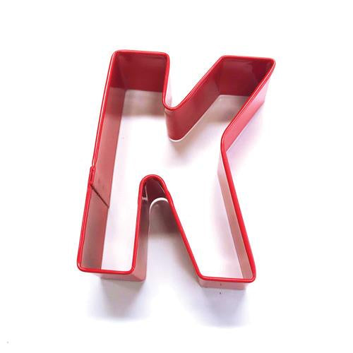 Letter K | Cookie Cutter | Red