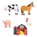 Edible Farm Animals 6 Pack