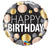 45cm Foil Balloon Big Dots Happy Birthday