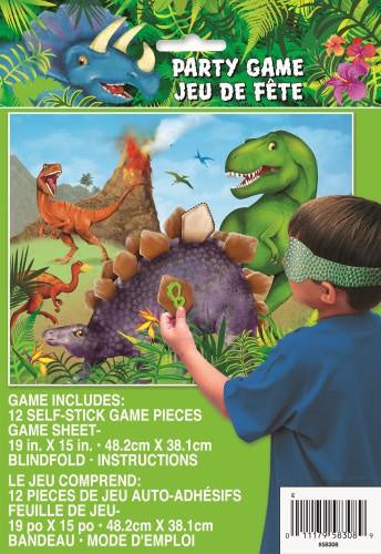 Dinosaur Blindfold Party Game