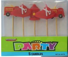 Candle 5 Pack Firemen