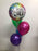 Dazzling Adult Foil 5 Balloon Bouquet