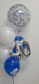 Big Confetti Numbered Balloon Bouquet
