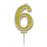 Gold Candle Sparkling Fizz Numerals