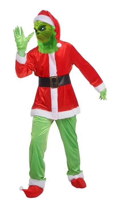 Adult Deluxe Christmas Grinch Costume