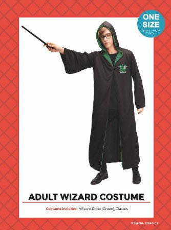 Adult Wizard Robe Green