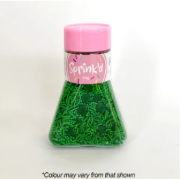 Sprink'd Green Mix Shamrocks/Jimmies/2mm Sugar Balls 120g
