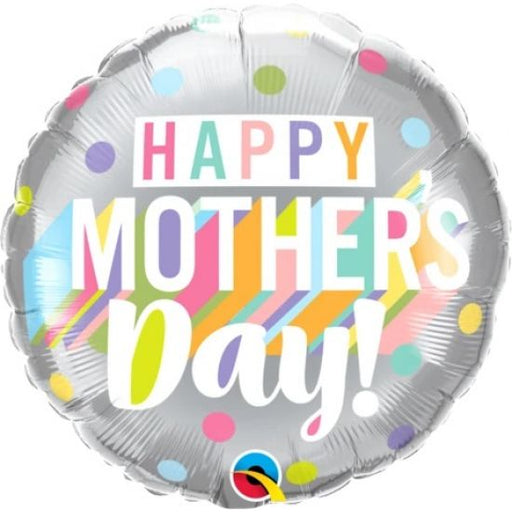 Qualatex Foil 18" Round Mother's Day Big Pastel Dots