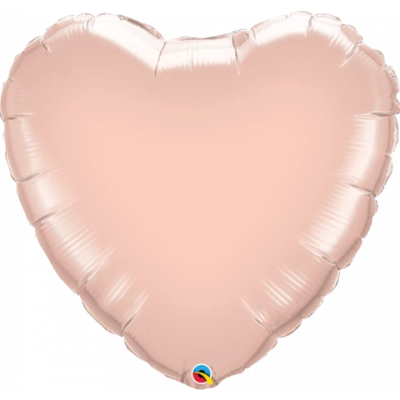 Foil Heart Balloon Rose Gold 18"/46cm