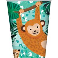 Jungle Paper Cups 8 Pack