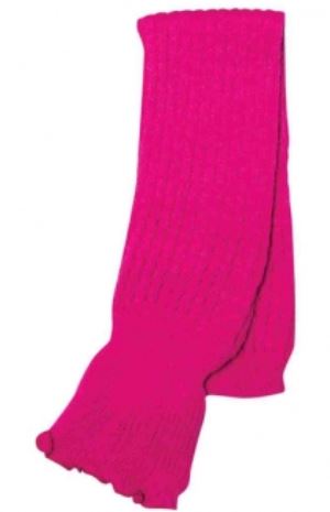 Neon Pink Leg Warmers