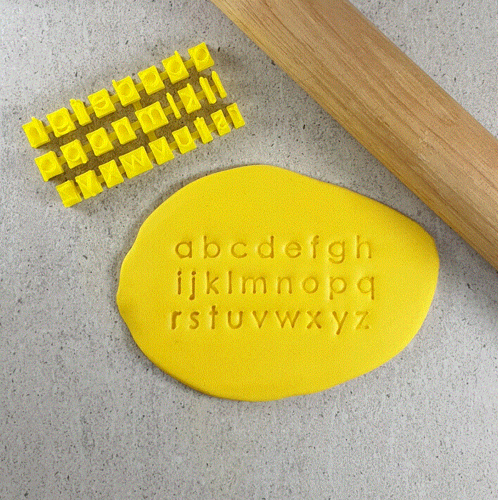 Modern Letter Stamp Embosser Set