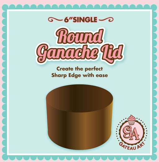 6 Inch Single Round Ganache Lid